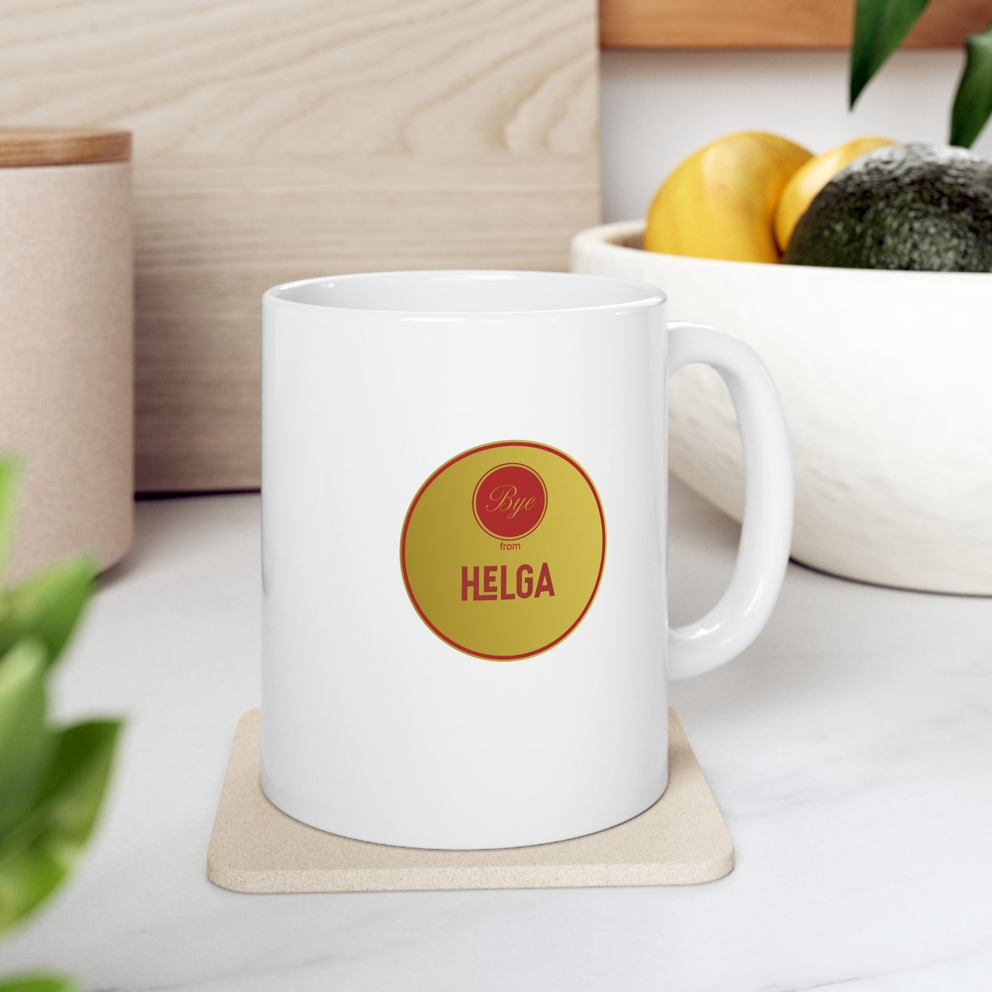 H! 'n Bye Helga Here Ceramic Mug 11oz