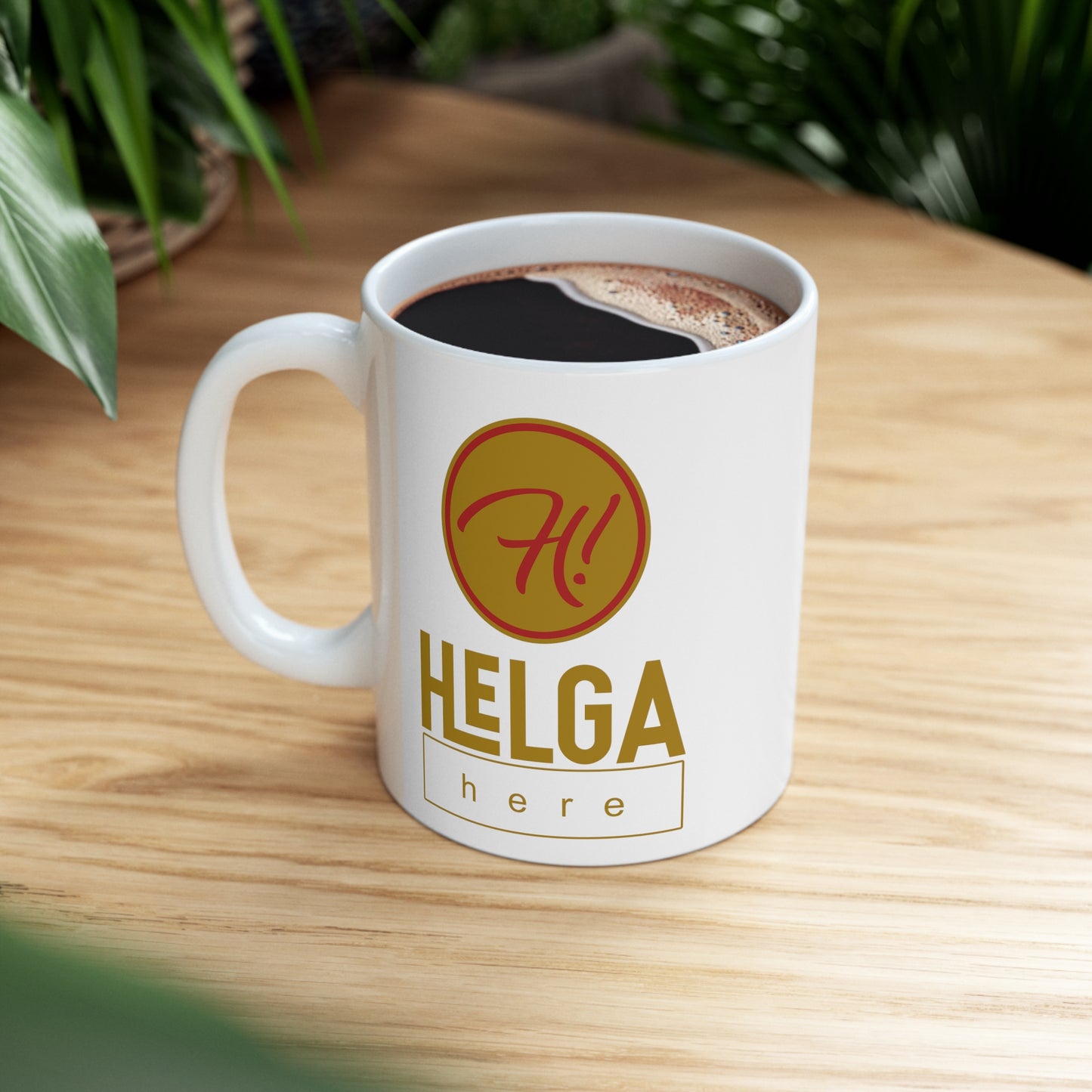 H! 'n Bye Helga Here Ceramic Mug 11oz