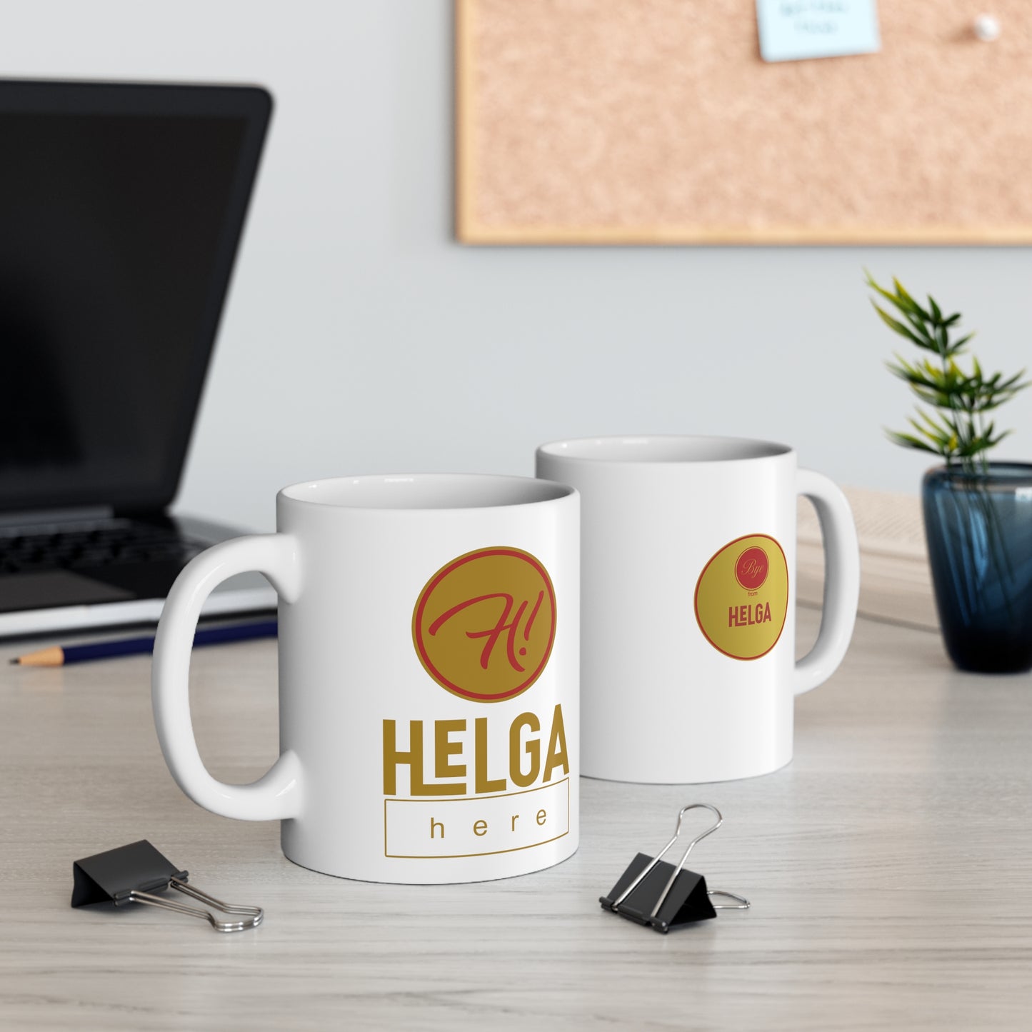 H! 'n Bye Helga Here Ceramic Mug 11oz