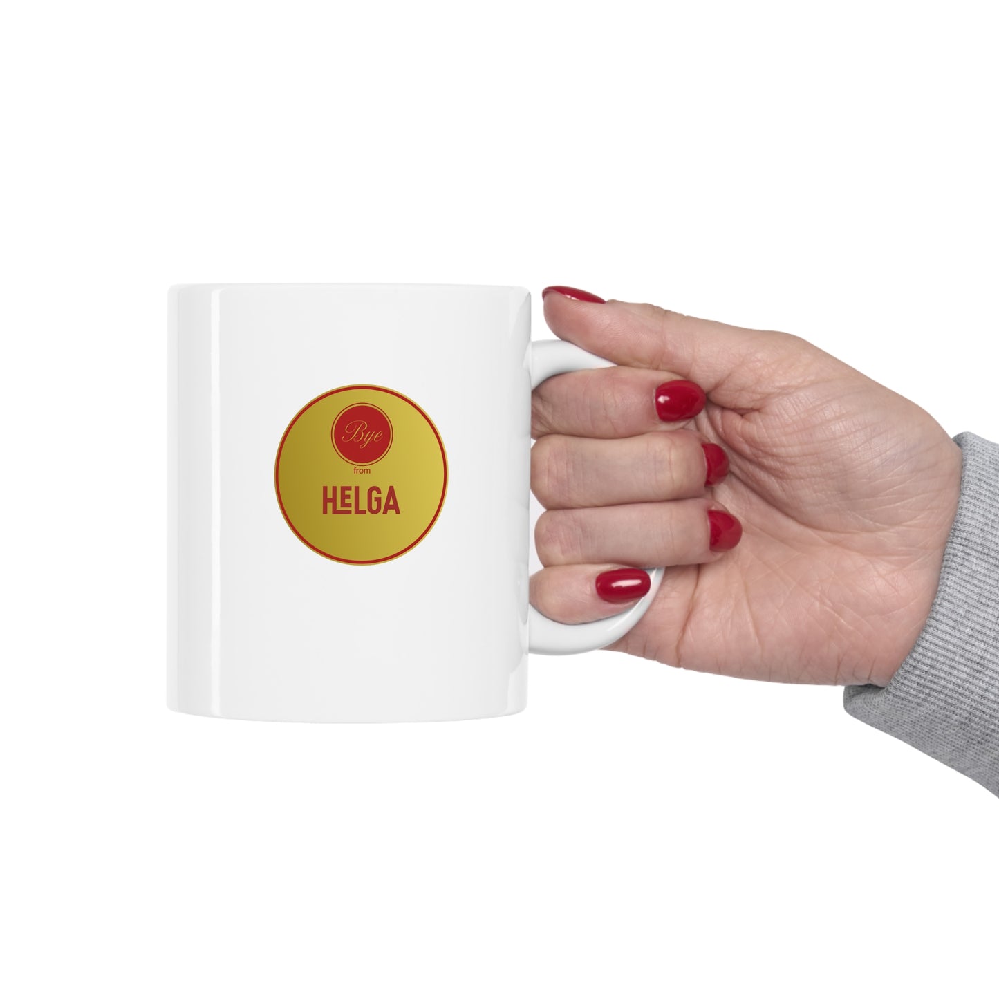 H! 'n Bye Helga Here Ceramic Mug 11oz