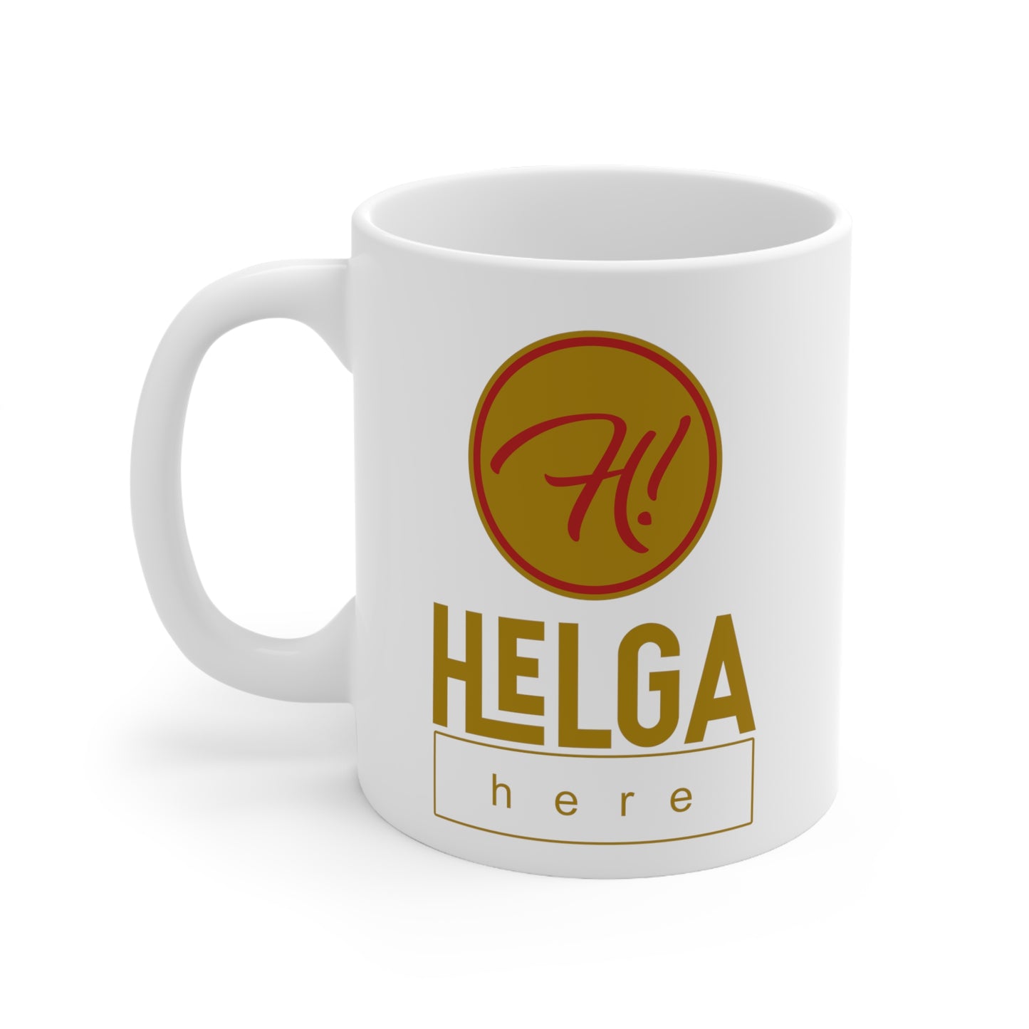 H! 'n Bye Helga Here Ceramic Mug 11oz