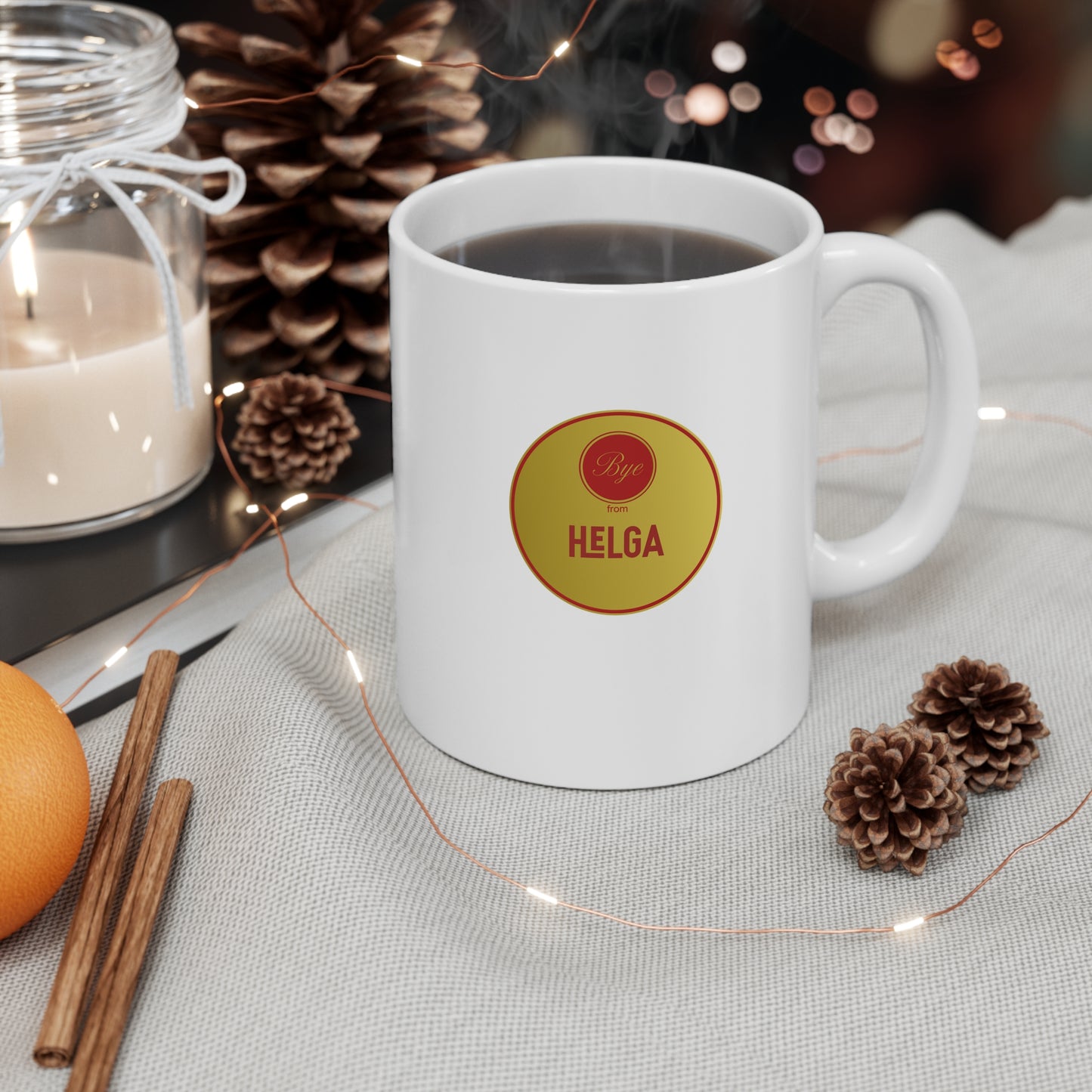 H! 'n Bye Helga Here Ceramic Mug 11oz