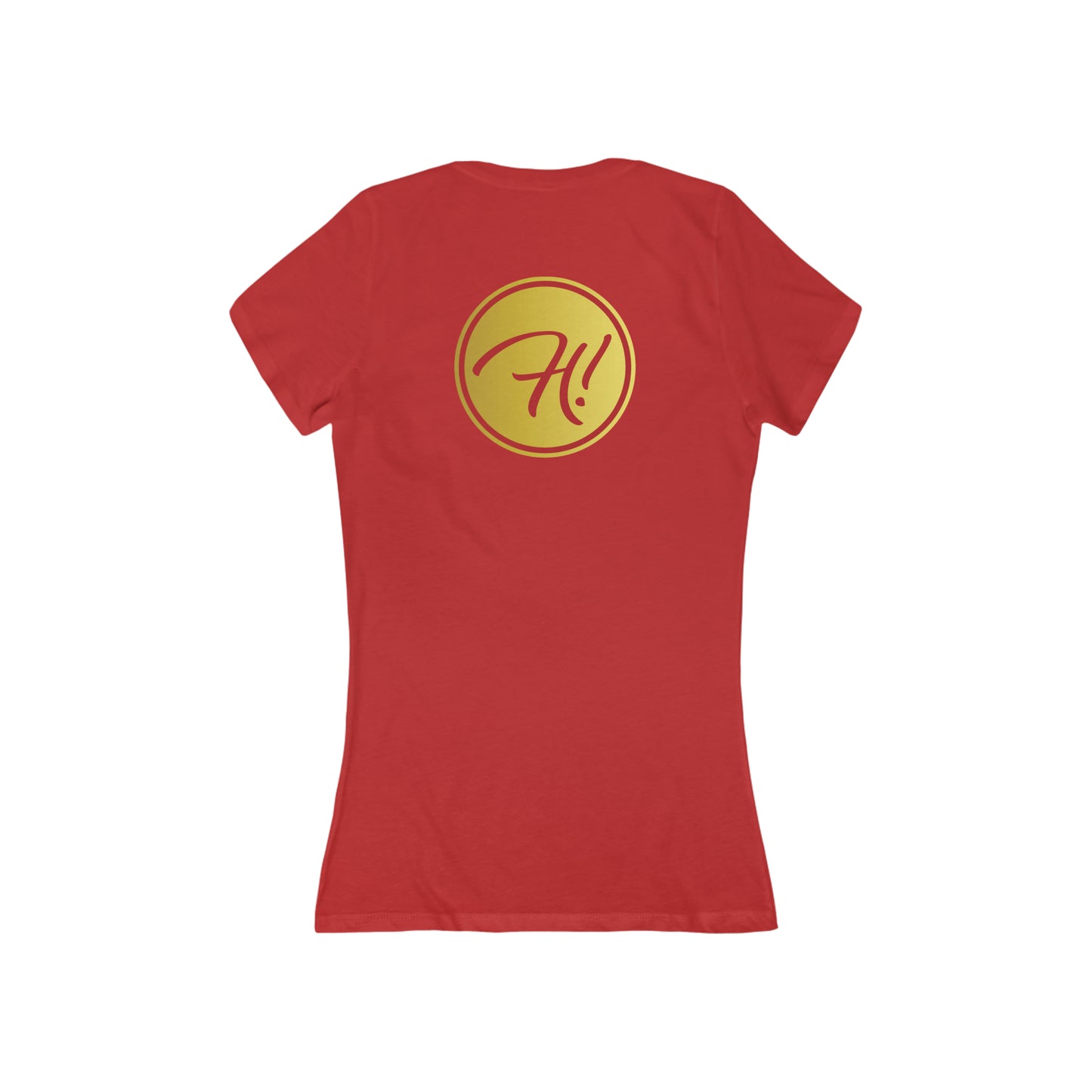 Helga's Women's Jersey Short Sleeve Deep V-Neck Tee - 3 color options!