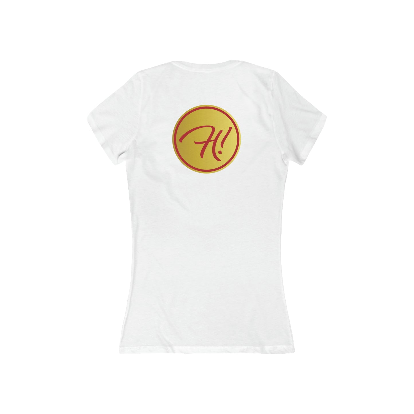 Helga's Women's Jersey Short Sleeve Deep V-Neck Tee - 3 color options!